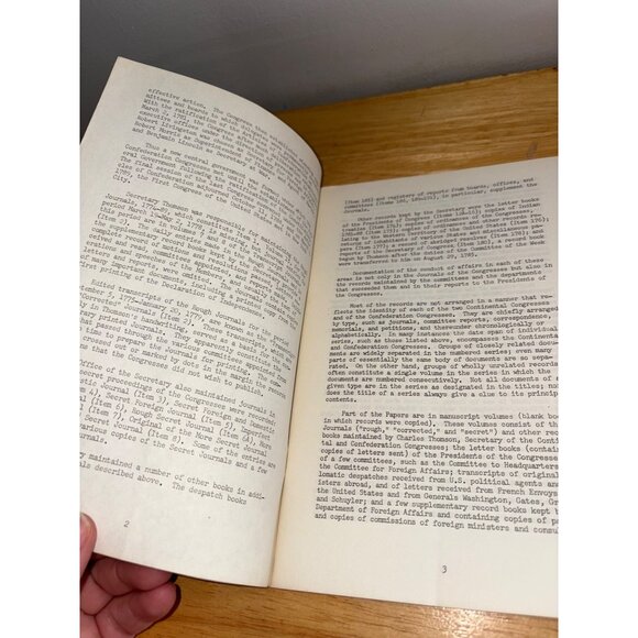 Papers Of The Continental Congress 1774-1789 National Archives 1971 Softcover - Picture 7 of 9